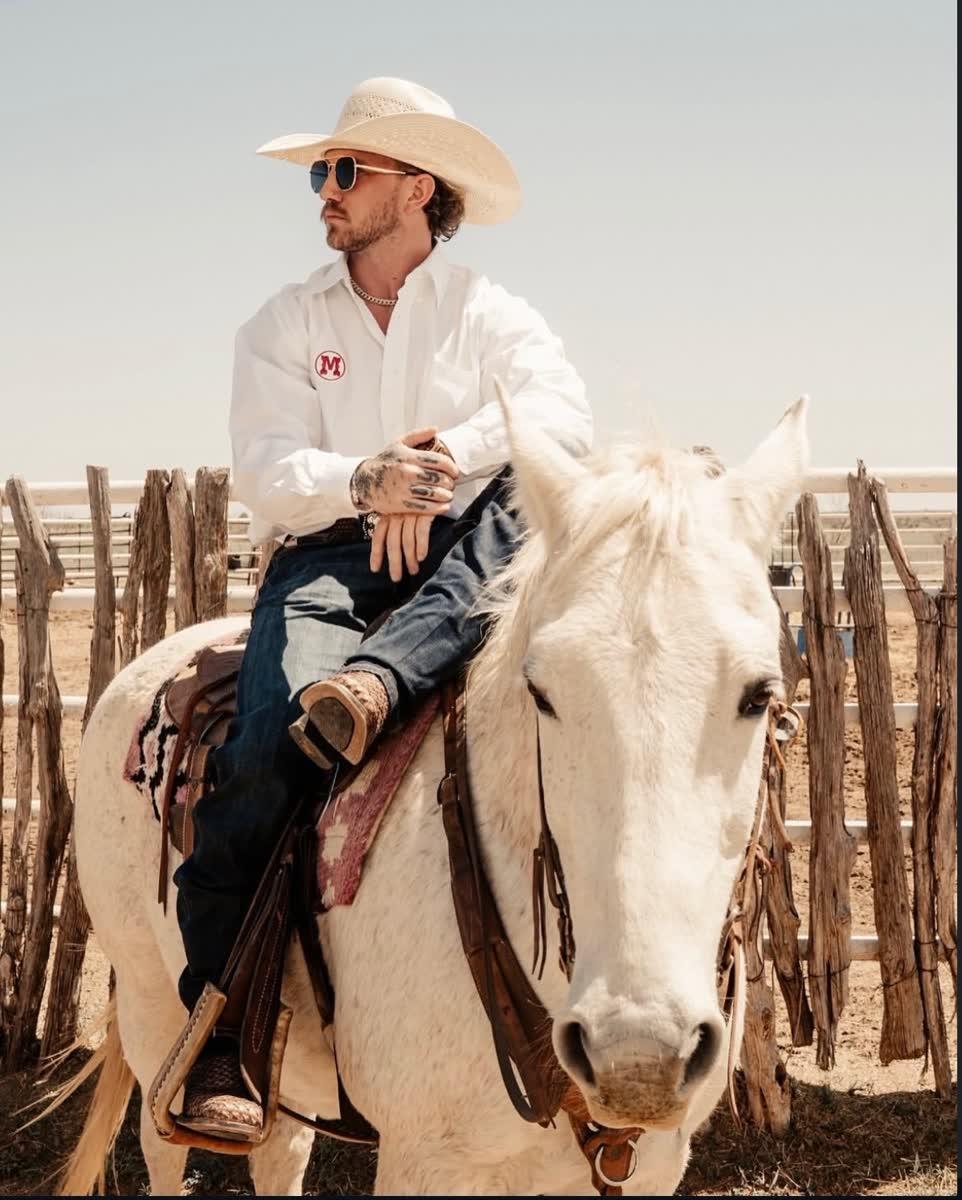 Trevor on horseback - Ranch Squad